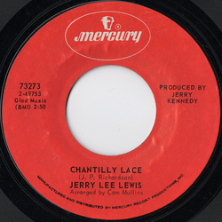 Jerry Lee Lewis Chantilly Lace Vinyl 7" USED