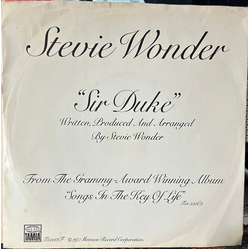 Stevie Wonder Sir Duke Vinyl 7" USED