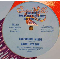 Candi Staton Suspicious Minds / Love And Be Free Vinyl 12" USED