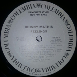 Johnny Mathis Feelings Vinyl LP USED