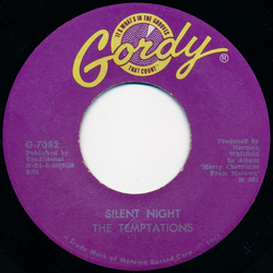 The Temptations Silent Night / Rudolph, The Red Nosed Reindeer Vinyl 7" USED