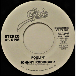 Johnny Rodriguez (4) Foolin' Vinyl 7" USED