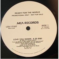 Ready For The World Love You Down Vinyl 12" USED