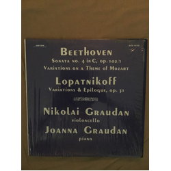 Ludwig van Beethoven / Nikolai Lopatnikoff / Nikolai Graudan / Joanna Graudan Beethoven: Sonata No. 4 in C / Lopatnikoff: variations & epilogue Vinyl 
