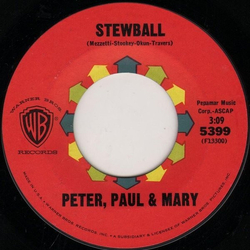 Peter, Paul & Mary Stewball / The Cruel War Vinyl 7" USED