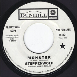 Steppenwolf Monster USED VINYL 7INCH 45 RPM PROMO STYRENE