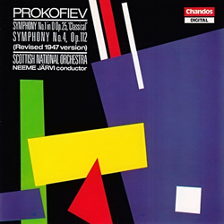Sergei Prokofiev / Royal Scottish National Orchestra / Neeme Järvi Symphony No.1 In D Op.25, 'Classical' / Symphony No.4, Op.112 (Revised 1947 Version