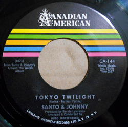 Santo & Johnny Tokyo Twilight / Misirlou Vinyl 7" USED