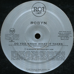 Robyn Do You Know What It Takes Vinyl 12" USED