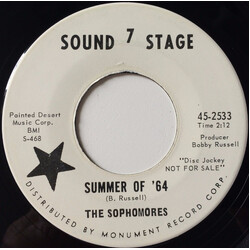 The Sophomores (4) Summer Of '64 USED VINYL 7INCH 45 RPM PROMO