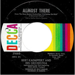 Bert Kaempfert & His Orchestra Almost There / Treat For Trumpet USED VINYL 7INCH 45 RPM