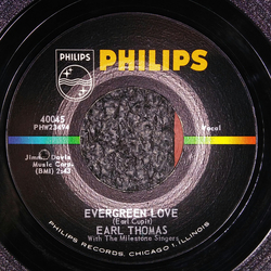 Earl Thomas (11) Evergreen Love / Blue Daylight Vinyl 7" USED