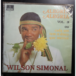 Wilson Simonal Alegria Alegria Vol. 3 Ou Cada Um Tem O Disco Que Merece Vinyl LP USED