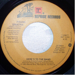 Frank Sinatra Here's To The Band USED VINYL 7INCH 45 RPM