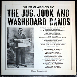 Various Blues Classics By The Jug, Jook And Washboard Bands Vinyl LP USED