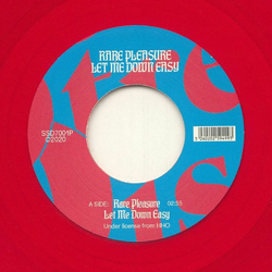 Rare Pleasure Let Me Down Easy Vinyl 7" USED