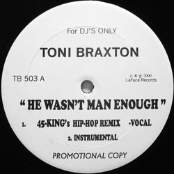 Toni Braxton He Wasn't Man Enough (Hip-Hop Remixes) Vinyl 12" USED