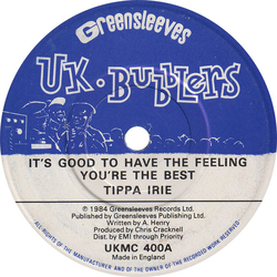 Tippa Irie It's Good To Have The Feeling You're The Best Vinyl 7" USED