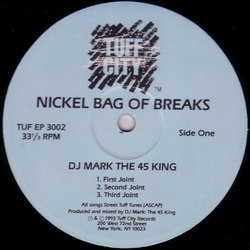 The 45 King / Tuff City Squad Nickel Bag Of Breaks Vinyl 12" USED