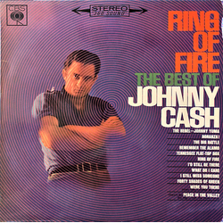 Johnny Cash Ring Of Fire (The Best Of Johnny Cash) Vinyl LP USED