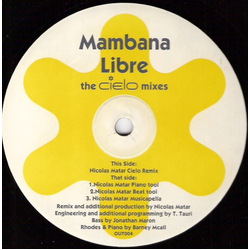 Mambana Libre (The Cielo Mixes) Vinyl 12" USED