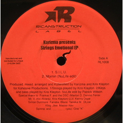 Karizma Strings Emotional EP Vinyl 12" USED