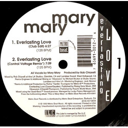 Mary Mary (6) Everlasting Love VINYL 12" USED