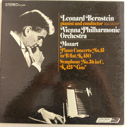 Leonard Bernstein / Wiener Philharmoniker / Wolfgang Amadeus Mozart Piano Concerto No. 15 In B Flat / K. 450 / Symphony No. 36 In C, K. 425 "Linz" Vin