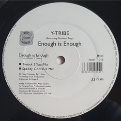 Y-Tribe / Elisabeth Troy Enough Is Enough Vinyl 12" USED
