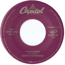 Marcy Playground It's Saturday / Pigeon Farm Vinyl 7" USED
