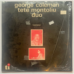 George Coleman - Tete Montoliu Duo Meditation Vinyl LP USED