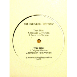 Cut Hustlers Day One Vinyl 12" USED