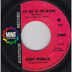 Bobby Womack Fly Me To The Moon / Take Me Vinyl 7" USED