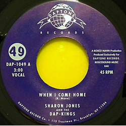 Sharon Jones & The Dap-Kings When I Come Home Vinyl 7" USED