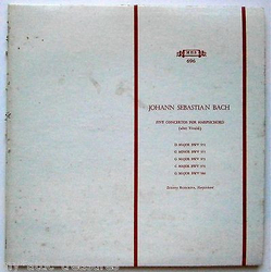 Johann Sebastian Bach / Zuzana Růžičková Five Concertos For Harpsichord (After Vivaldi) Vinyl LP USED