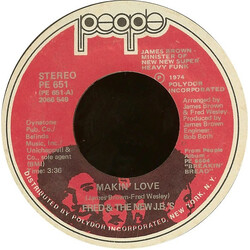 Fred & The New J.B.'s Makin' Love VINYL 7" USED