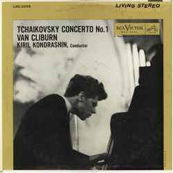 Pyotr Ilyich Tchaikovsky / Van Cliburn / Kiril Kondrashin Concerto No. 1 Vinyl LP USED