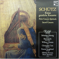 Heinrich Schütz / Concerto Vocale Kleine Geistliche Konzerte = Petit Concerts Spirituels = Sacred Concerts Vinyl LP USED