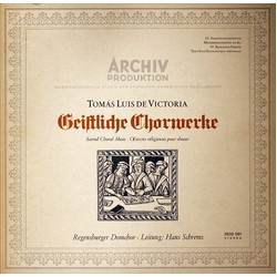 Tomás Luis De Victoria / Regensburger Domchor / Hans Schrems Geistliche Chorwerke • Sacred Choral Music • Œuvres Religieuses Pour Chœur Vinyl LP USED