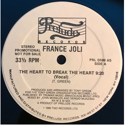 France Joli The Heart To Break The Heart Vinyl 12" USED