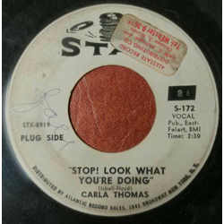 Carla Thomas Stop! Look What You're Doing / Every Ounce Of Strength Vinyl 7" USED
