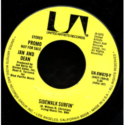 Jan & Dean Sidewalk Surfin' Vinyl 7" USED
