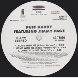 Puff Daddy / Jimmy Page Come With Me Vinyl 12" USED