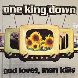 One King Down God Loves, Man Kills Vinyl LP USED