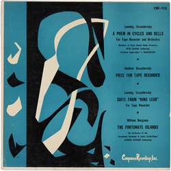 Otto Luening / Vladimir Ussachevsky / William Bergsma A Poem In Cycles And Bells & Other Music For Tape Recorder Vinyl LP USED