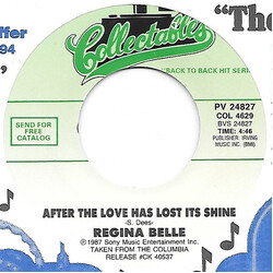 Regina Belle After The Love Has Lost It's Shine/Make It Like It Was USED VINYL 7INCH 45 RPM
