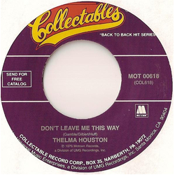 Thelma Houston Don't Leave Me This Way / I'm Here Again Vinyl 7" USED