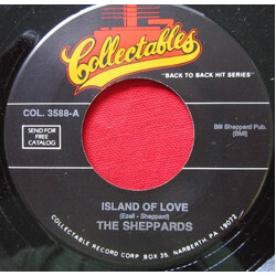 The Sheppards Island Of Love / Feel Like Lovin' USED VINYL 7INCH 45 RPM SINGLE REISSUE