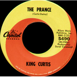 King Curtis The Prance / Slow Drag USED VINYL 7INCH 45 RPM SINGLE