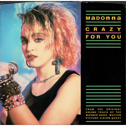 Madonna Crazy For You Vinyl 7" USED